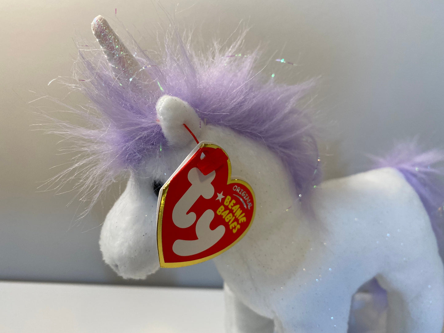 Ty Beanie Baby “Fortress” the Unicorn ie! *Rare* (7 inch)