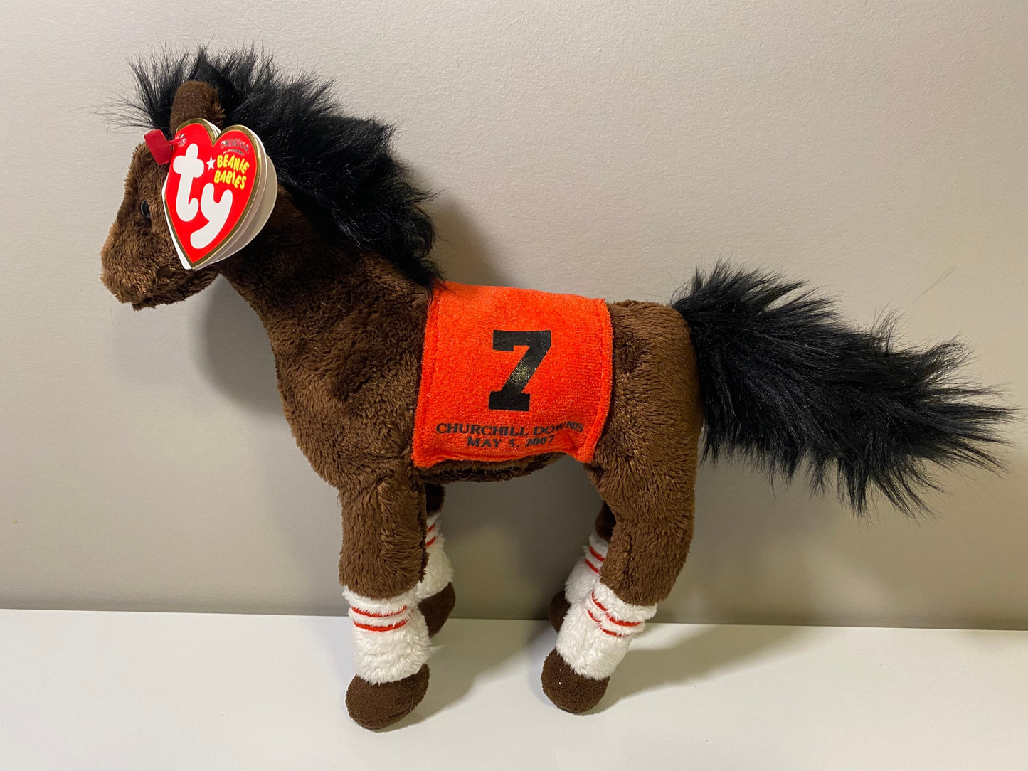 Ty Beanie Baby “Street Sense” the Horse - Kentucky Derby Winner! (7.5 inch)