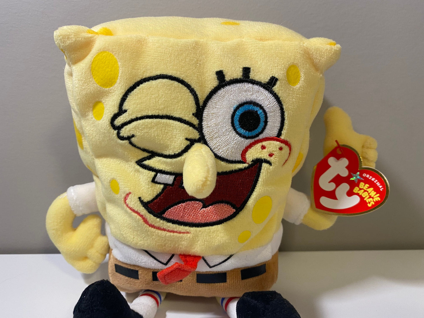 Ty Beanie Baby “SpongeBob ThumbsUp” from SpongeBob SquarePants (7 inch)