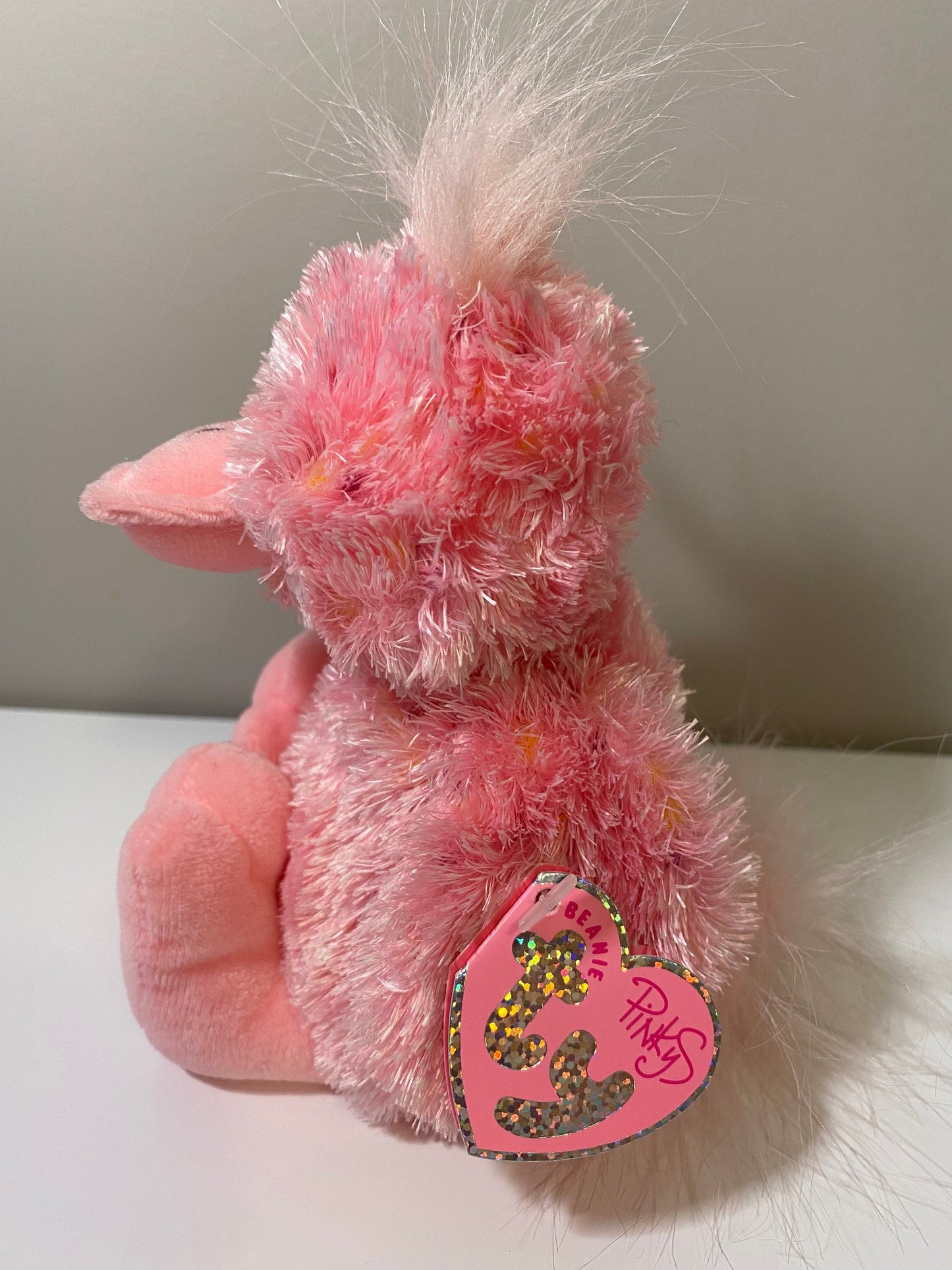 Ty Beanie Baby “Gemma” the Adorable Pink Duck! (6 inch)