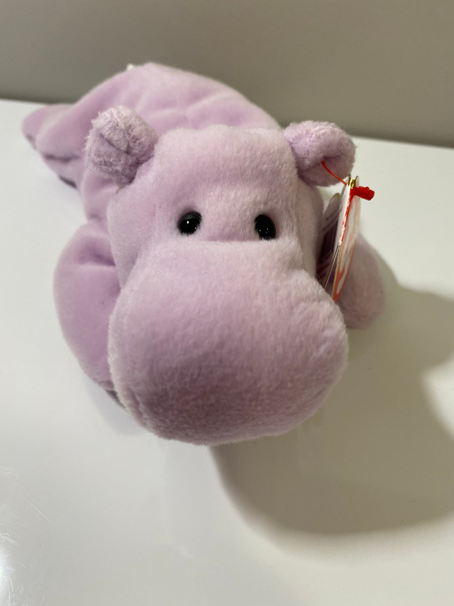 Ty Beanie Baby “Happy” the Purple Hippo! (9 inch)