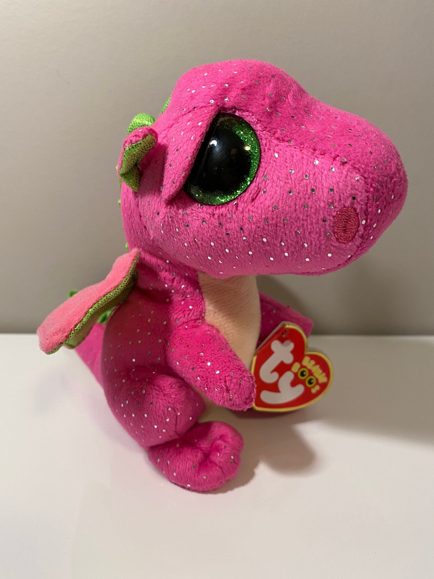 TY Beanie Boo “Darla” the Pink Dragon! (6 inch)