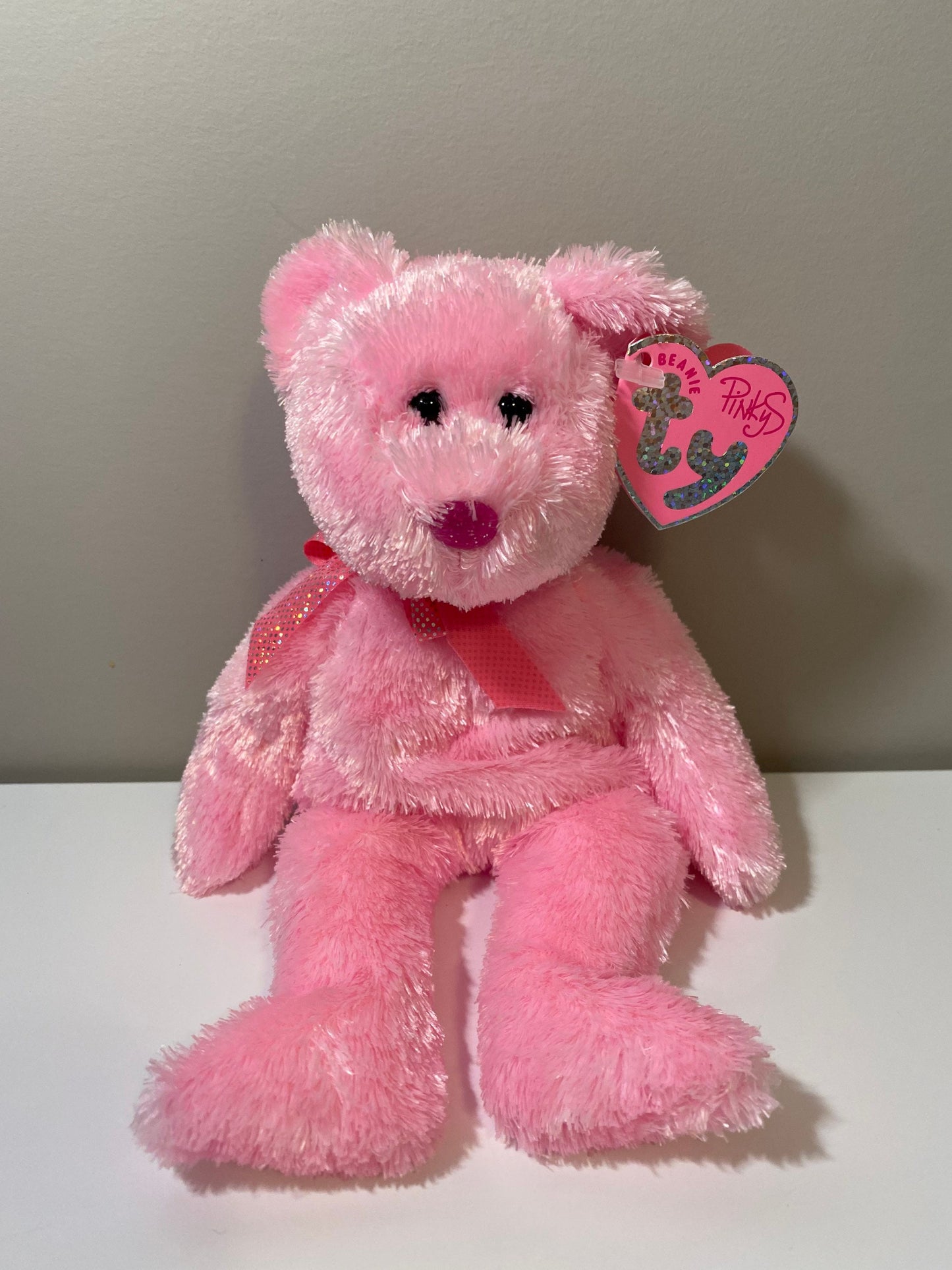 Ty Beanie Baby”Dazzler” the Pink Bear (8.5 inch)