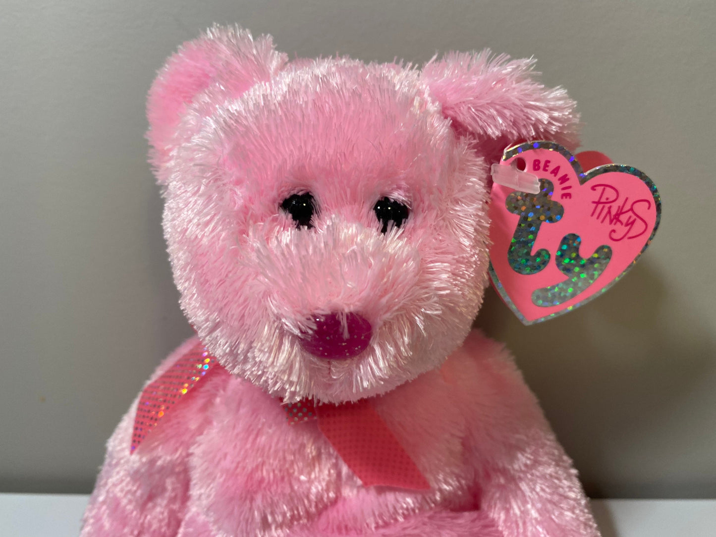 Ty Beanie Baby”Dazzler” the Pink Bear (8.5 inch)