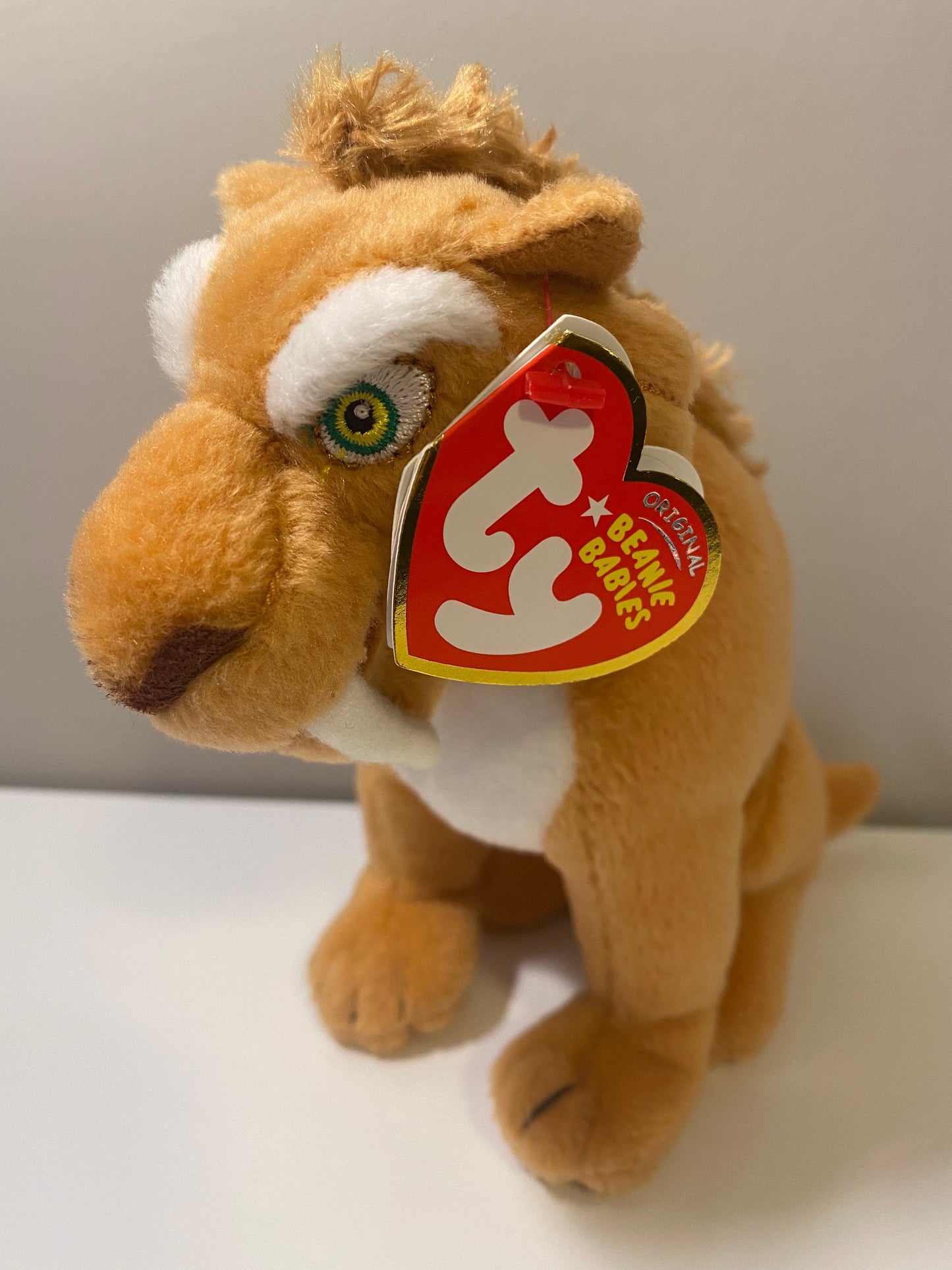 Ty Beanie Baby “Diego” the Sabertooth Tiger - Ice Age 3 Movie - *Rare* (6 inch)