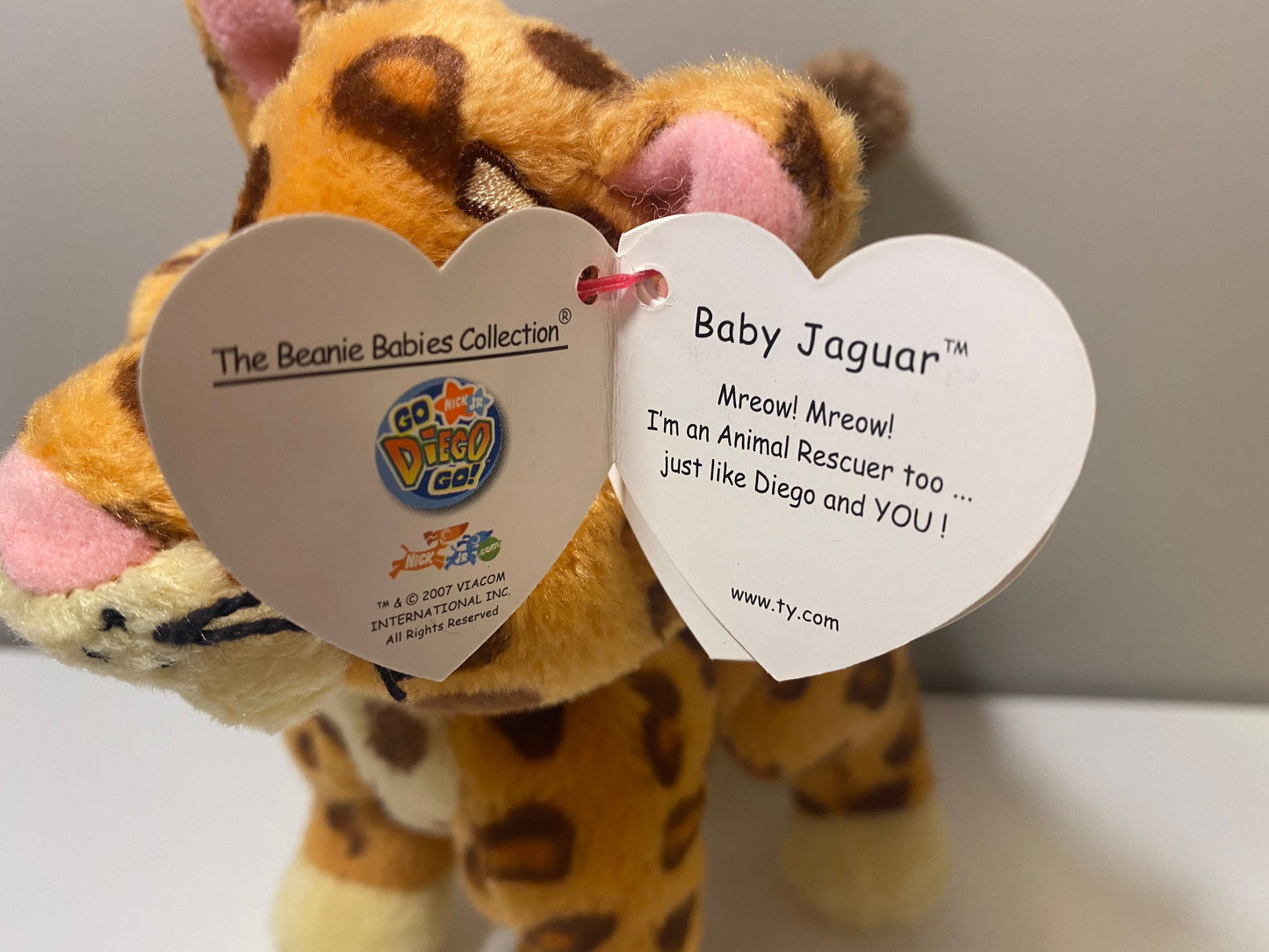 Ty Beanie Baby “Baby Jaguar” - Go Diego Go! (6 inch)