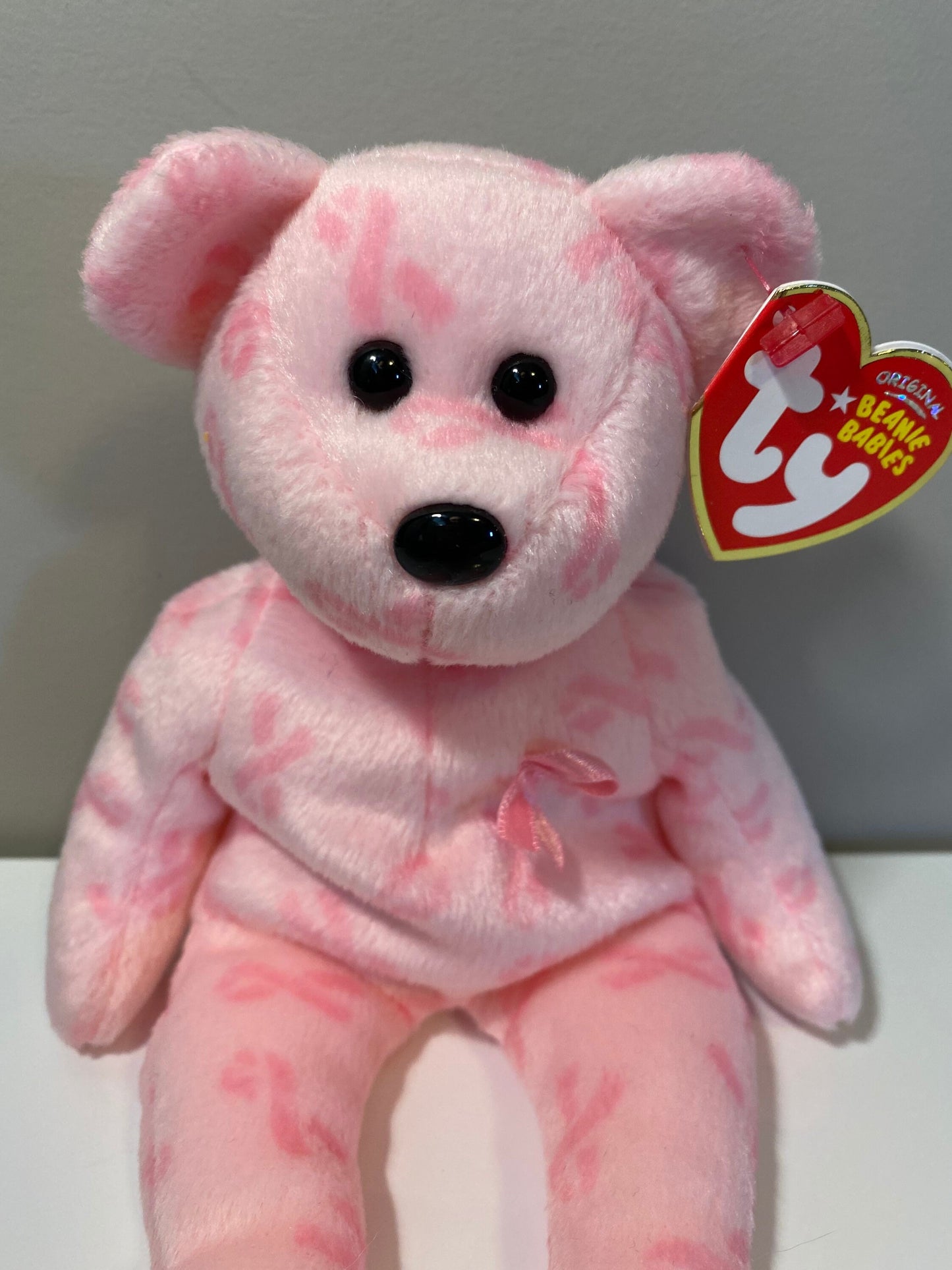 Ty Beanie Baby “Support” the Breast Cancer Awareness Bear (8.5 inch)