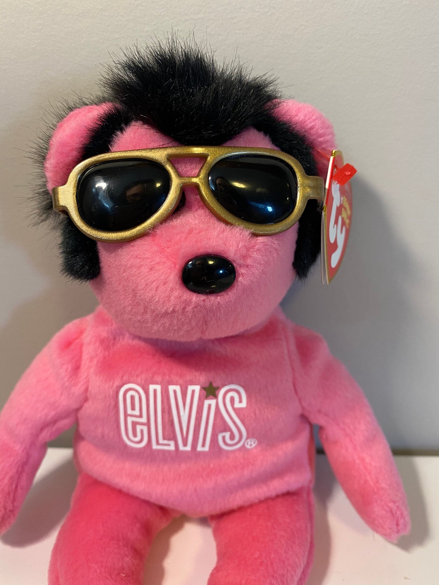 Ty Beanie Baby “Bearning Love” the Elvis Presley Bear *RARE* (8.5 inch)