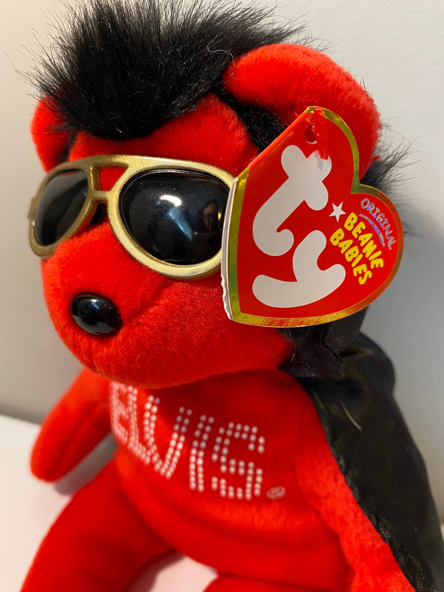 Ty Beanie Baby “Shake, Rattle, & Beanie the Elvis Presley Bear - Walgreen’s Exclusive (9 inch)