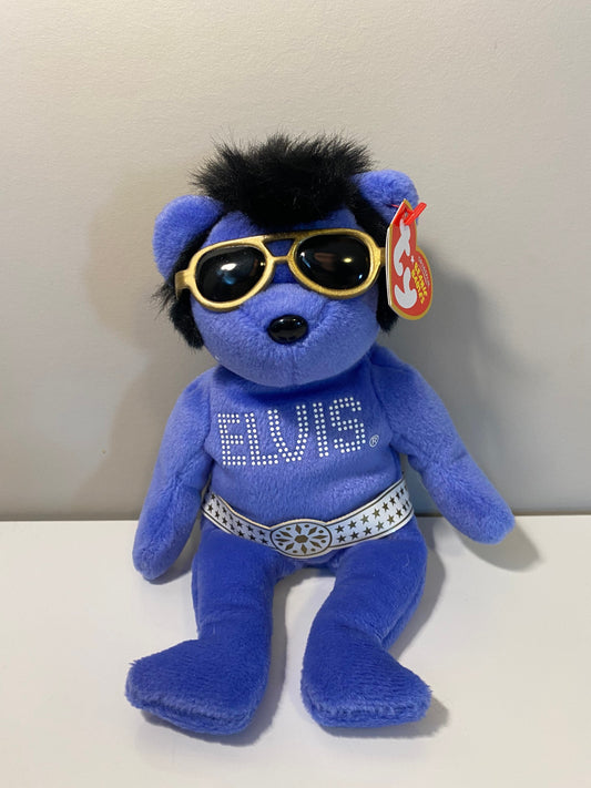 Ty Beanie Baby “Beanie Hawaii” the Elvis Presley Bear (8.5 inch) Vintage 1990s 2000s Beanies