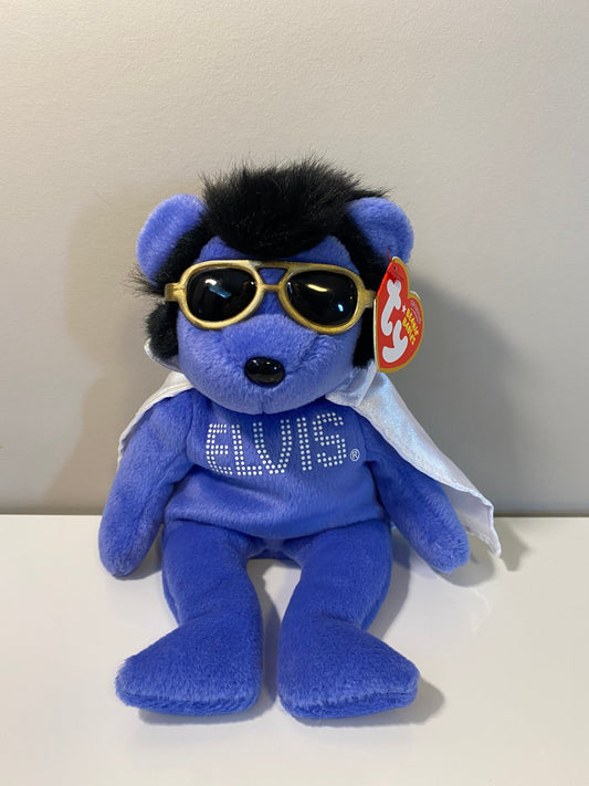 Ty Beanie Baby “Beanies! Beanies! Beanies!” The Elvis Presley Bear (9 inch)