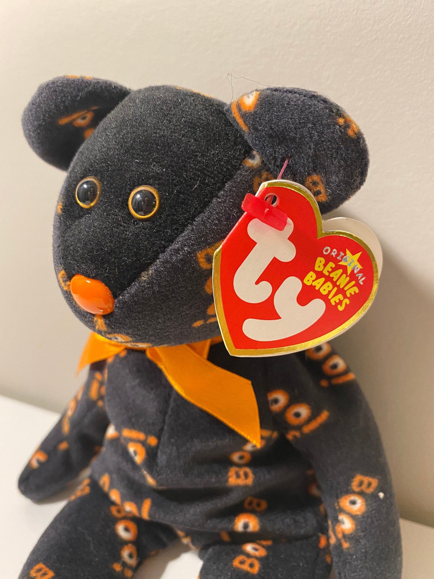 Ty Beanie Baby “Yikes” the Halloween Bear - Hallmark Gold Crown Exclusive (8.5 inch)