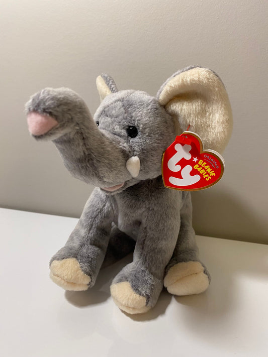 Ty Beanie Baby “Pounder” the Elephant! (7 inch)