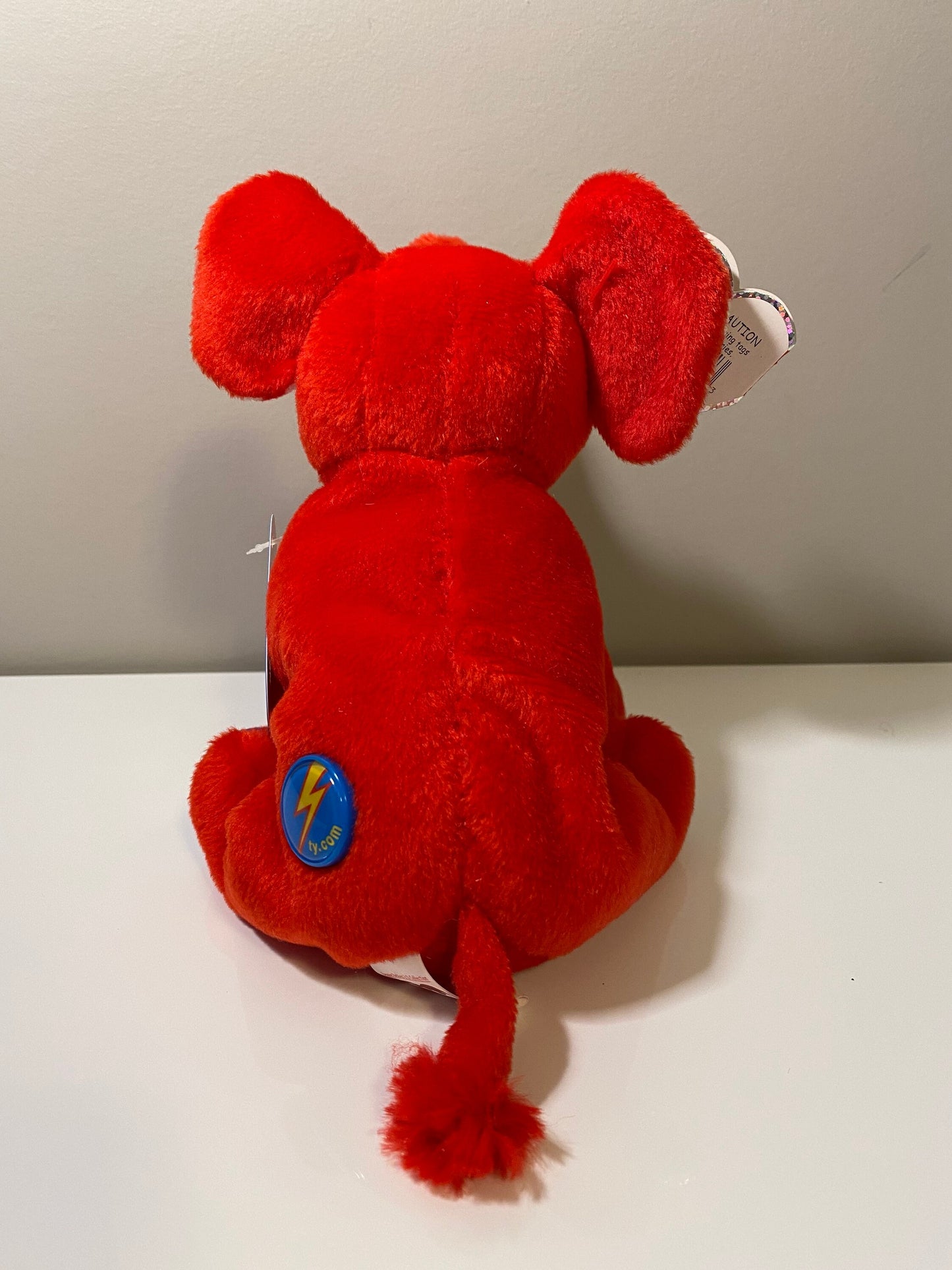 TY Beanie Baby 2.0 “Righty” the Red Patriotic Elephant *Rare* (6 inch)