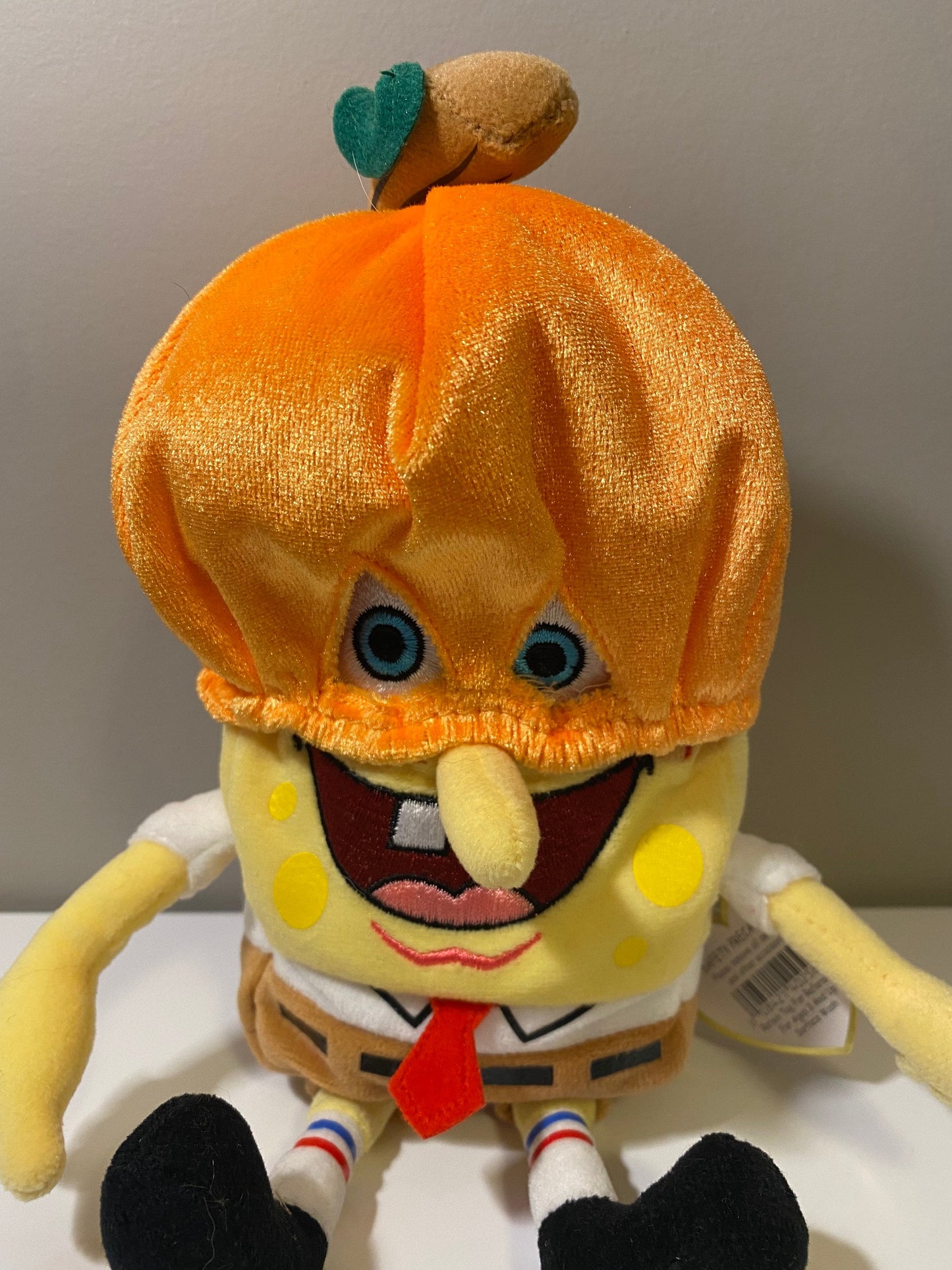 Ty Beanie Baby “SpongeBob Pumpkin Mask” the Spongebob Squarepants Halloween Character (9 inch)