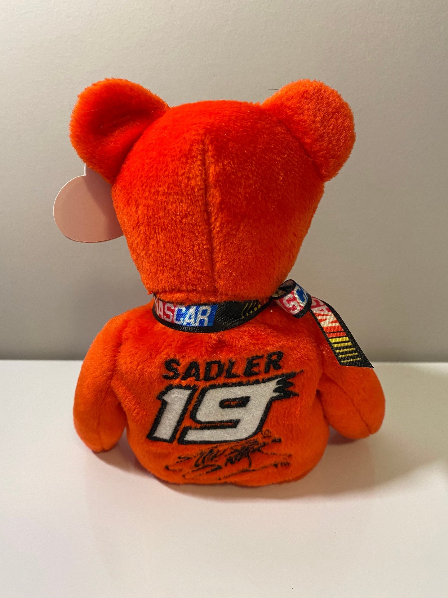 Ty Beanie Baby “Elliott Sadler #19” the Nascar Bear (8.5 inch)