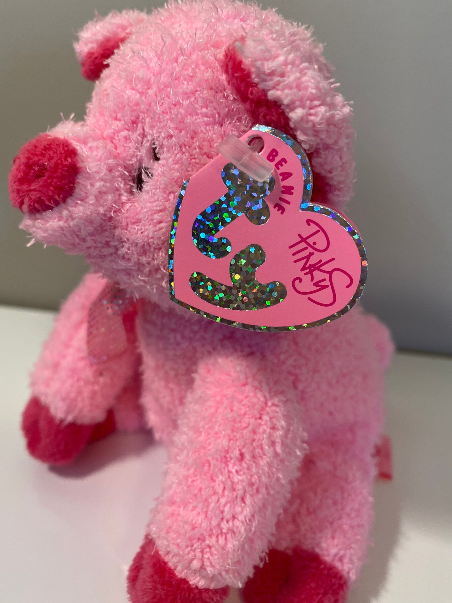 Ty Beanie Baby “Silky” the Pink Pig - Pinkys Collection (6 inch)