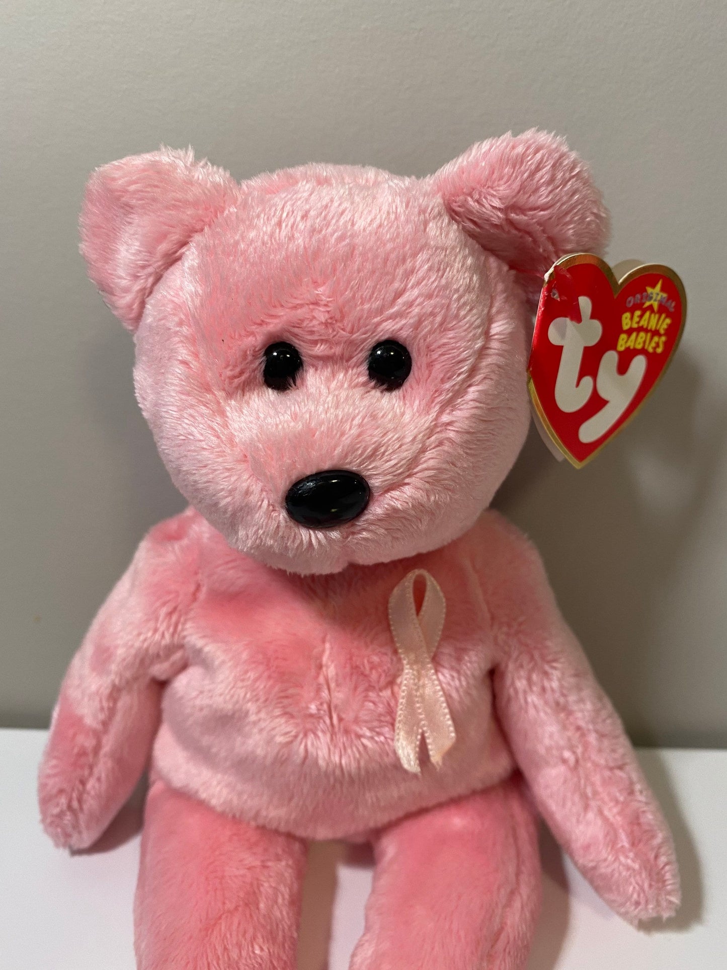 Ty Beanie Baby “Awareness” the Breast Cancer Awareness Bear (8.5 inch)