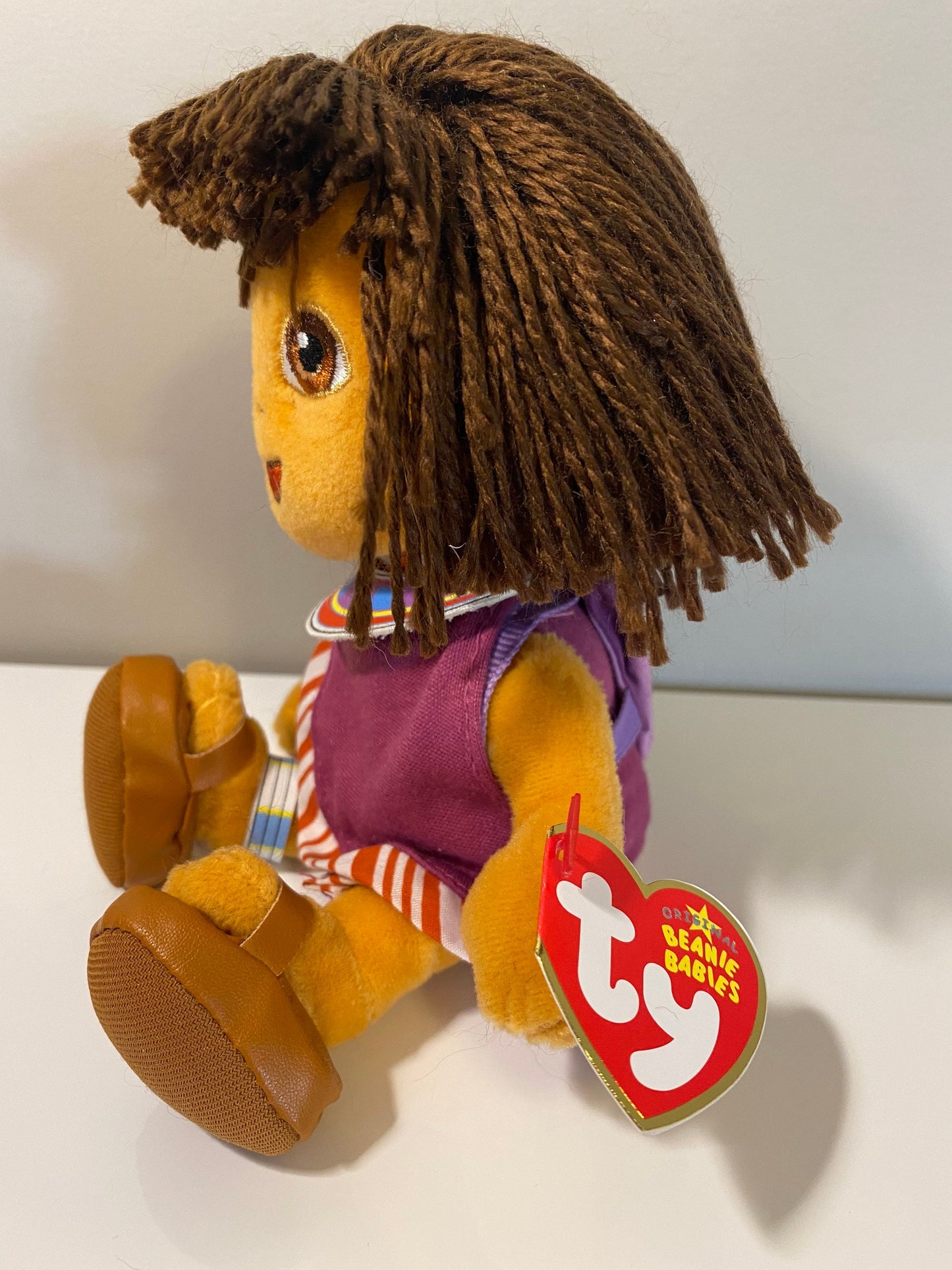 Ty Beanie Baby “Dora” from Dora the Explorer - Tanzania version! (7.5 inch)