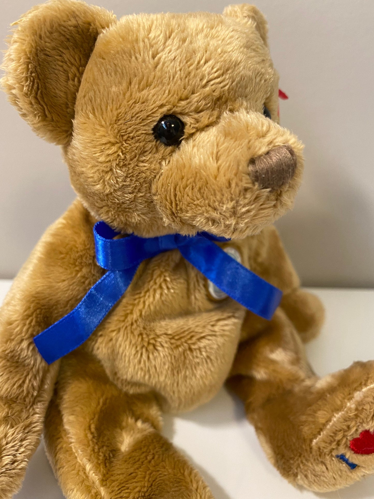 Ty Beanie Baby “Nigel” the Bear - Beales and UK Exclusive (7.5 inch)