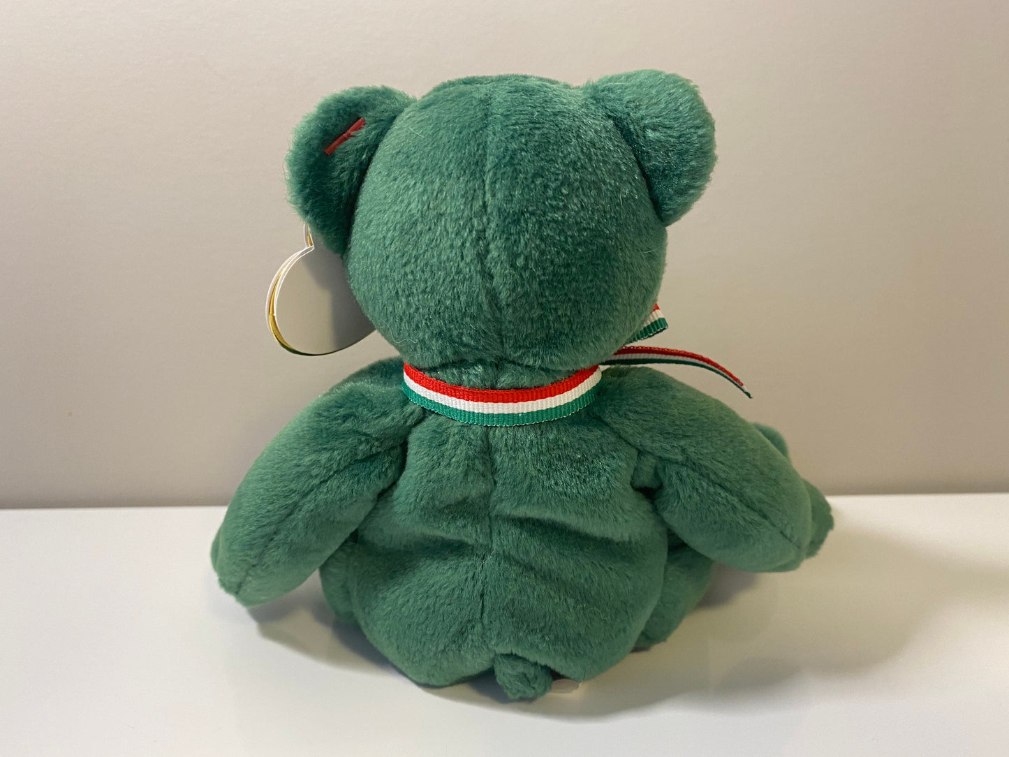 Ty Beanie Baby “Basilico” the Bear - European Exclusive (7.5 inch)