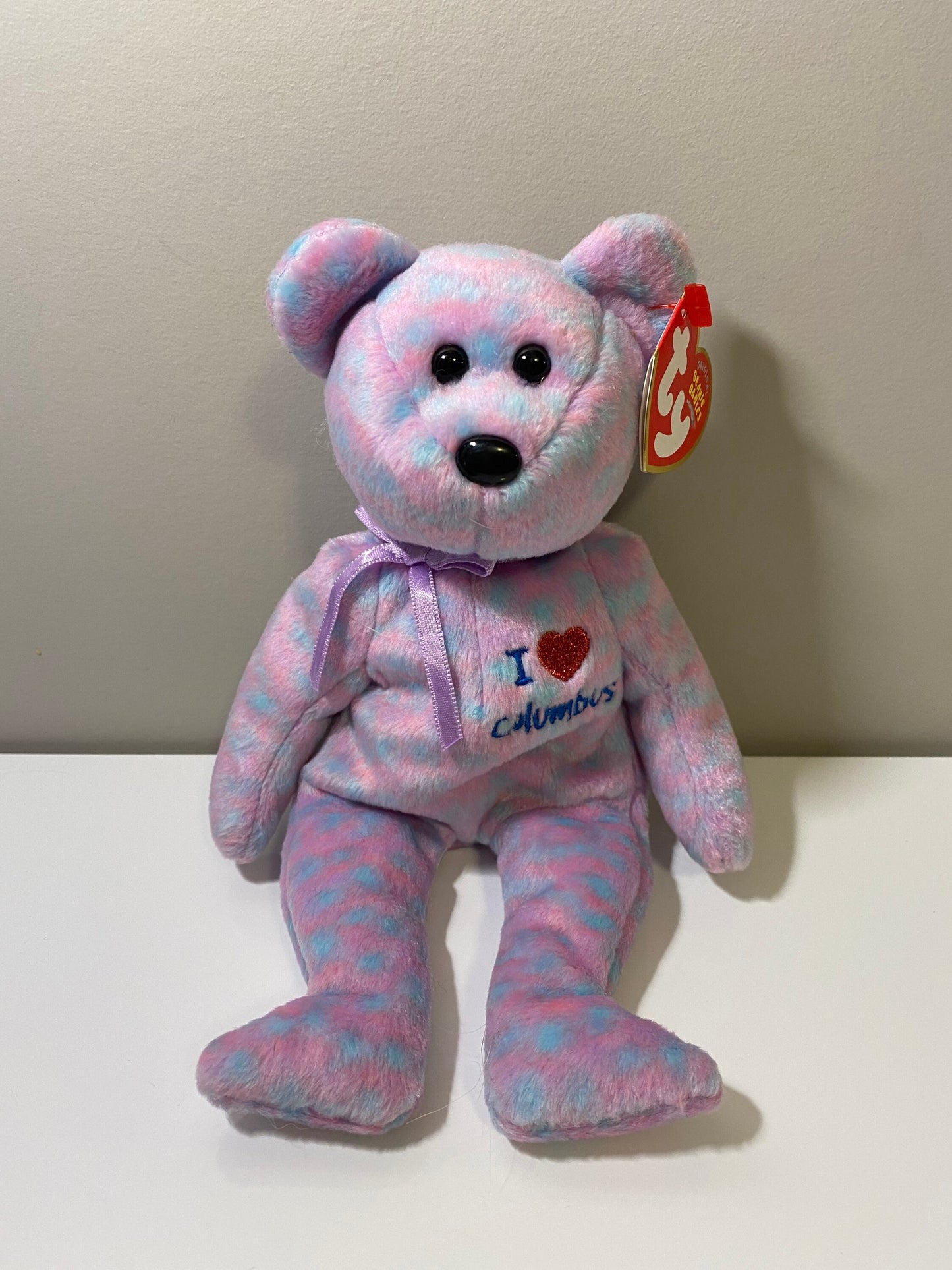 Ty Beanie Baby “Columbus” the I Love Columbus Bear - Trade Show Exclusive (8.5 inch)