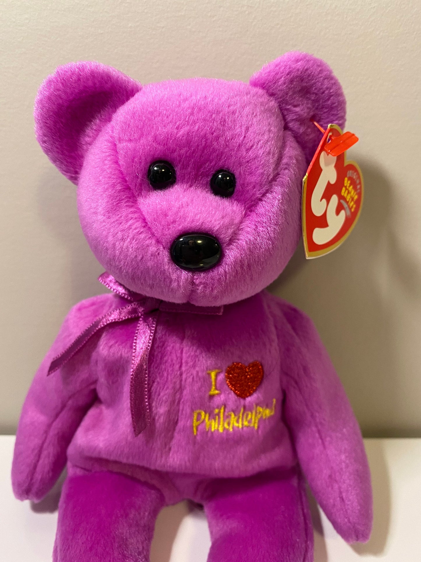 Ty Beanie Baby “Philadelphia” the I Love Philadelphia Bear - Show Exclusive (8.5 inch)