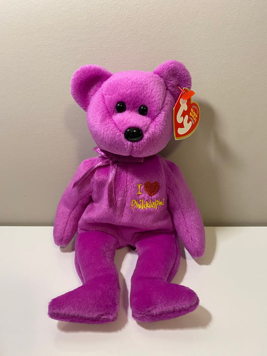 Ty Beanie Baby “Philadelphia” the I Love Philadelphia Bear - Show Exclusive (8.5 inch)