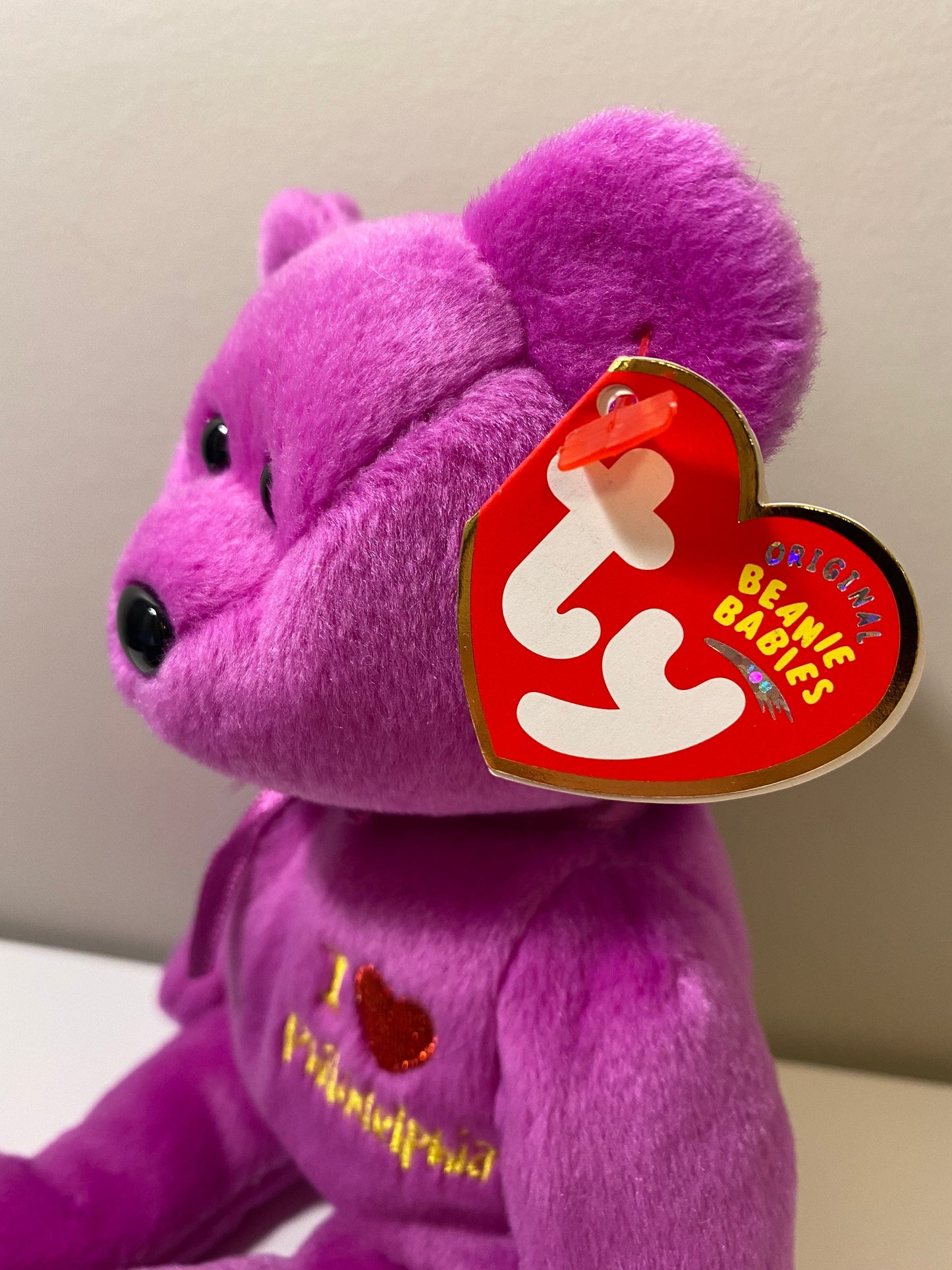 Ty Beanie Baby “Philadelphia” the I Love Philadelphia Bear - Show Exclusive (8.5 inch)