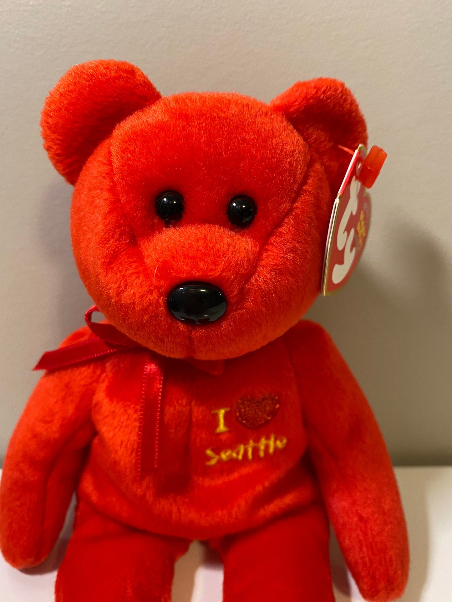 Ty Beanie Baby “Seattle” the I Love Seattle Bear - Show Exclusive (8.5 inch)