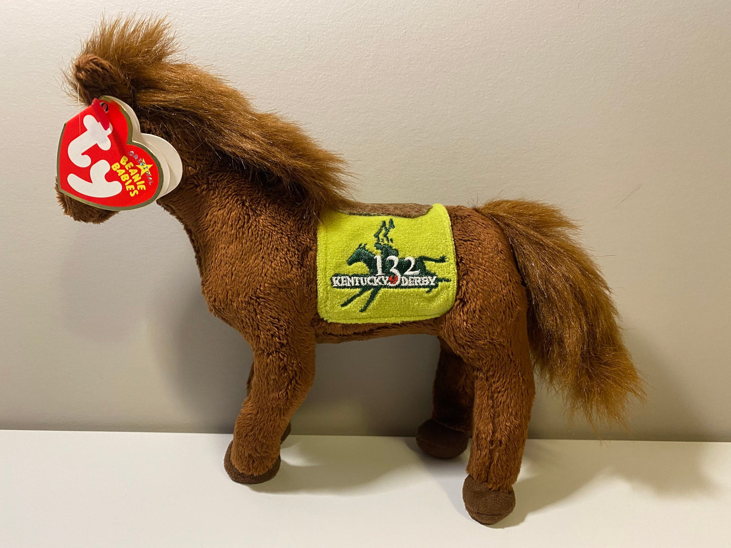 Ty Beanie Baby “Derby 132” the Kentucky Derby Horse (7.5 inch)