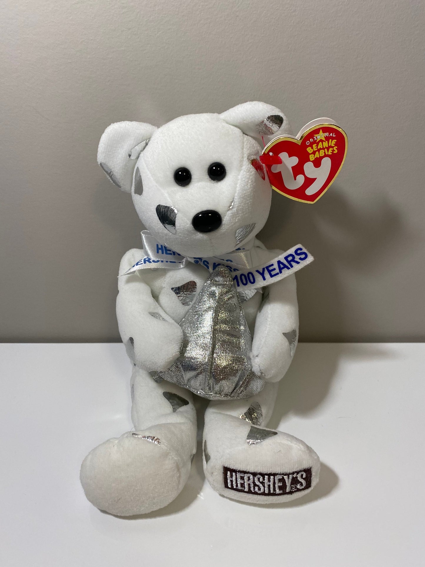 Ty Beanie Baby “Kisses” the Hershey Bear - Walgreen’s Exclusive (8.5 inch)