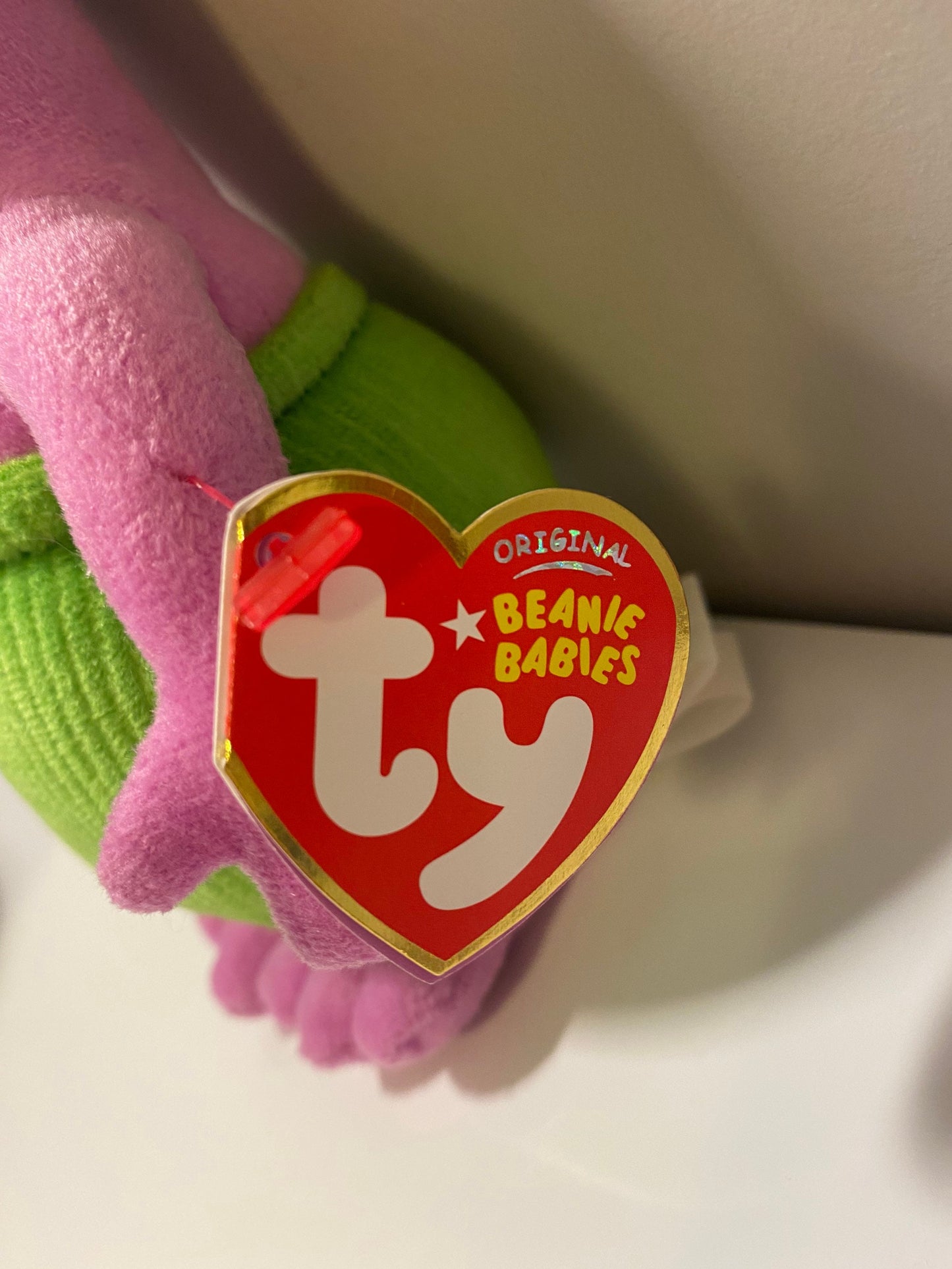 Ty Beanie Baby “Pi” the Purple Boblin - From the Children’s Show The Boblins (6.5 inch)