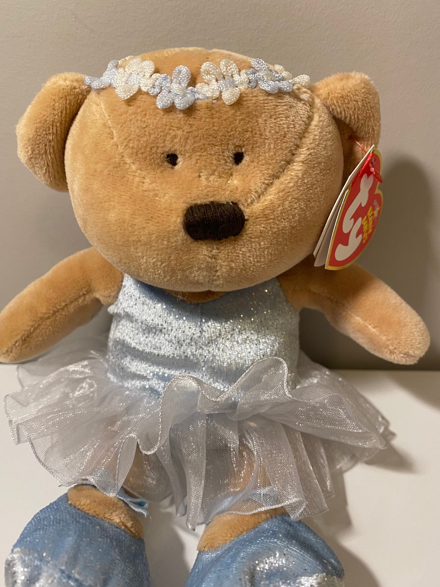 Ty Beanie Baby “Fairydust” the Ballerina Teddy Bear  (8 inch)