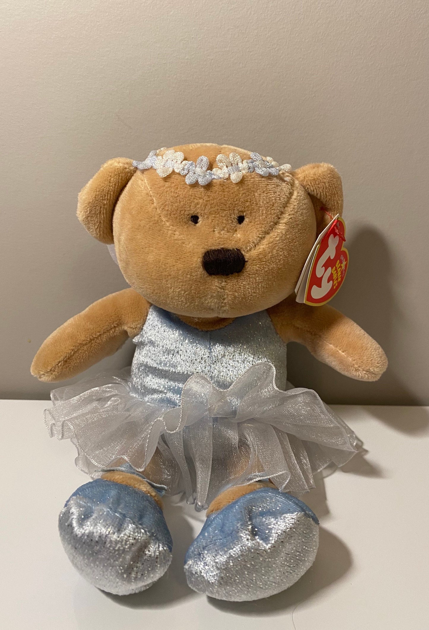 Ty Beanie Baby “Fairydust” the Ballerina Teddy Bear  (8 inch)