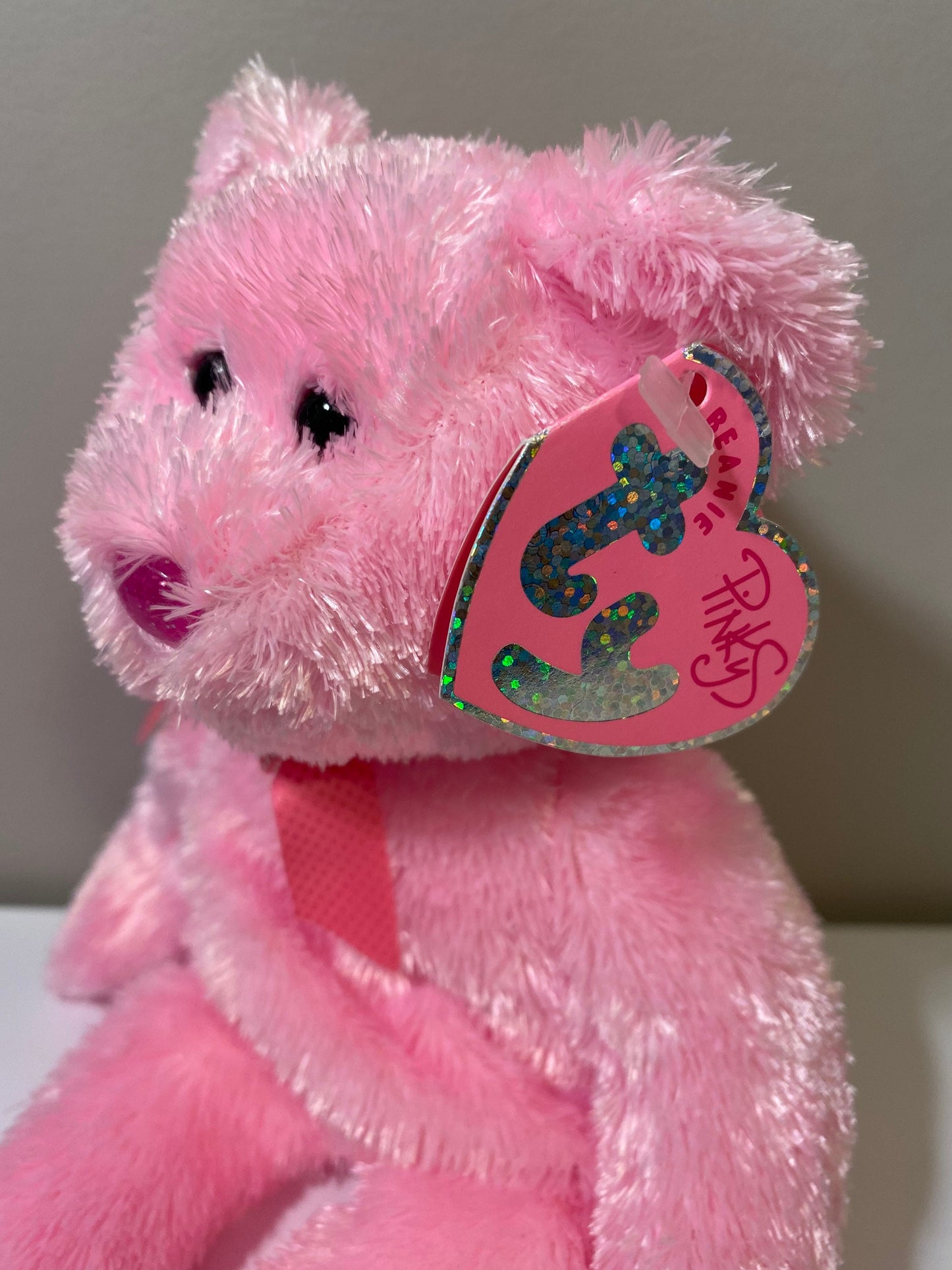 Ty Beanie Baby”Dazzler” the Pink Bear (8.5 inch)