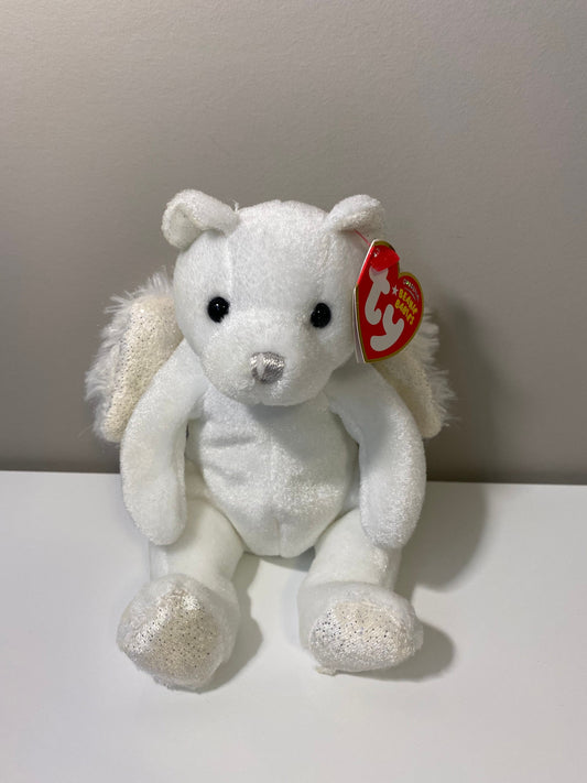 Ty Beanie Baby “Heavenly” the Angel Bear *Rare* (7 inch)