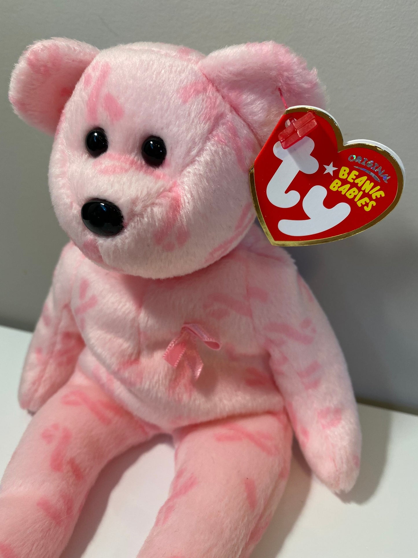 Ty Beanie Baby “Support” the Breast Cancer Awareness Bear (8.5 inch)