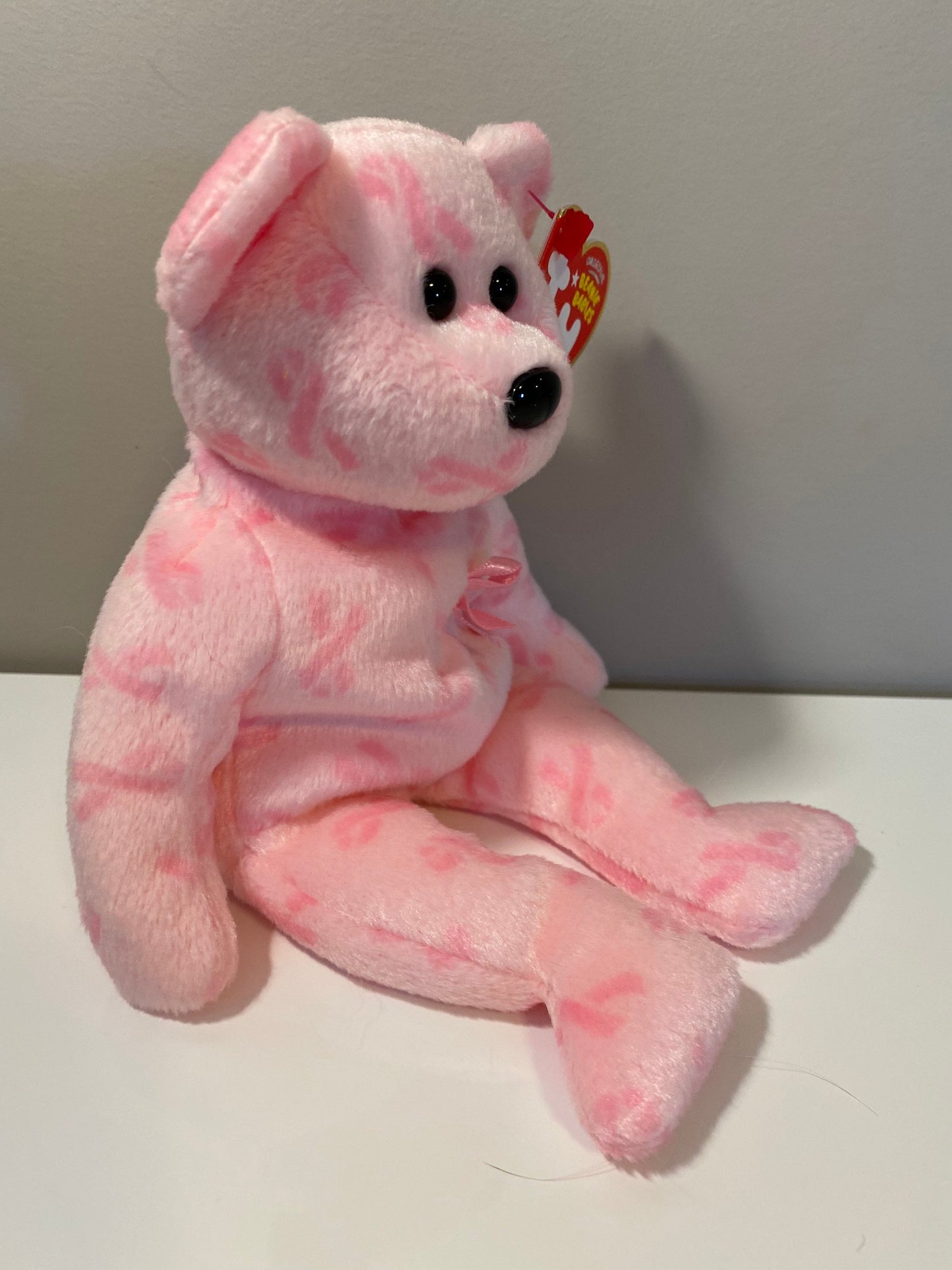 Ty Beanie Baby “Support” the Breast Cancer Awareness Bear (8.5 inch)