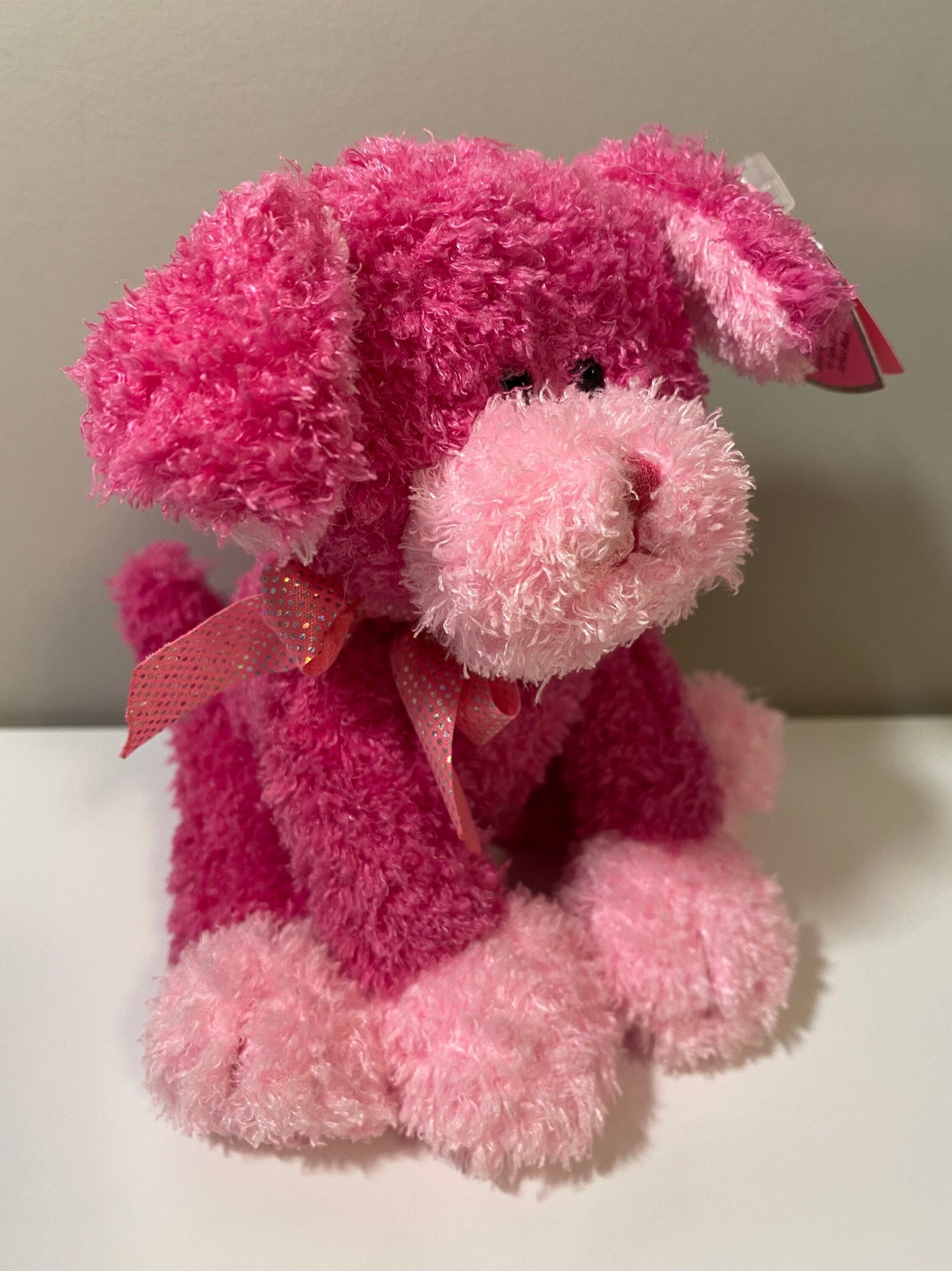 Ty Beanie Baby “Fanciful” the Pink Dog  (7 inch)