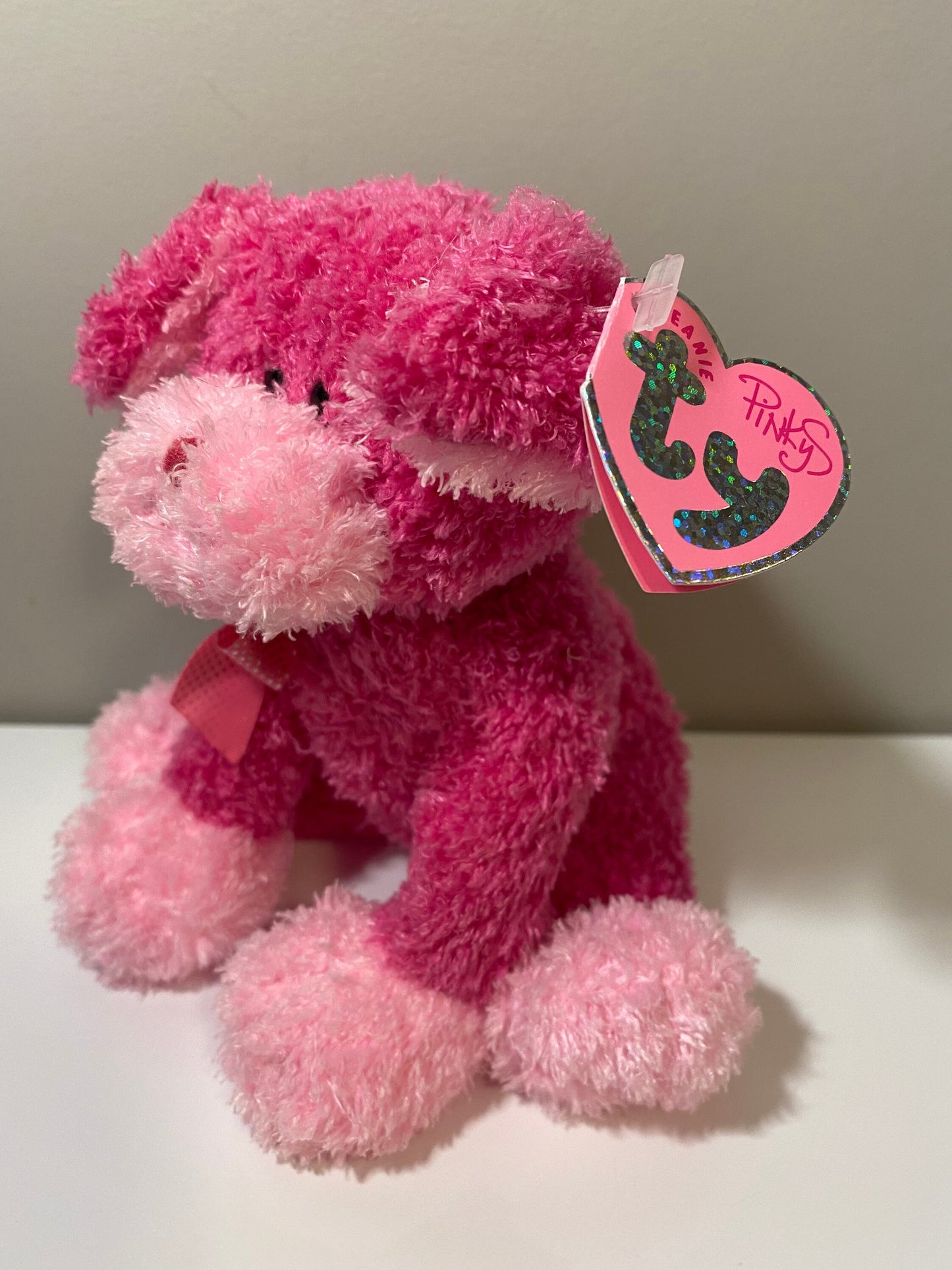 Ty Beanie Baby “Fanciful” the Pink Dog  (7 inch)