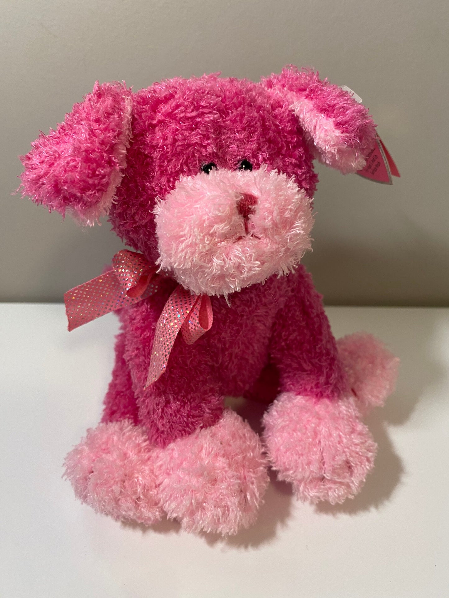 Ty Beanie Baby “Fanciful” the Pink Dog  (7 inch)