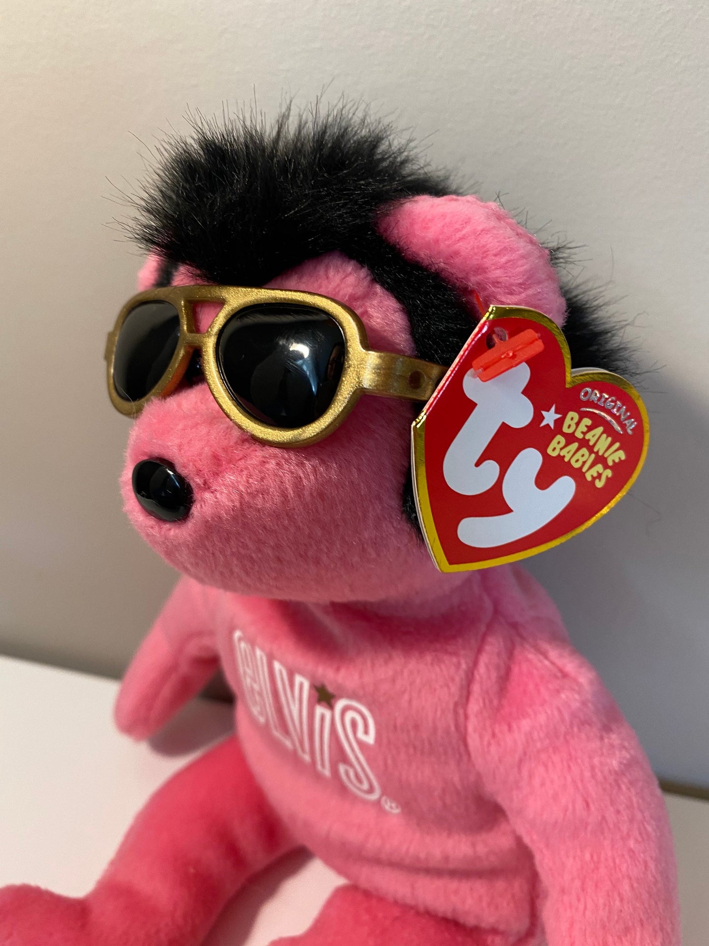 Ty Beanie Baby “Bearning Love” the Elvis Presley Bear *RARE* (8.5 inch)