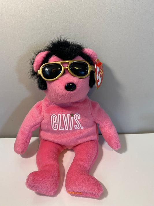 Ty Beanie Baby “Bearning Love” the Elvis Presley Bear *RARE* (8.5 inch)