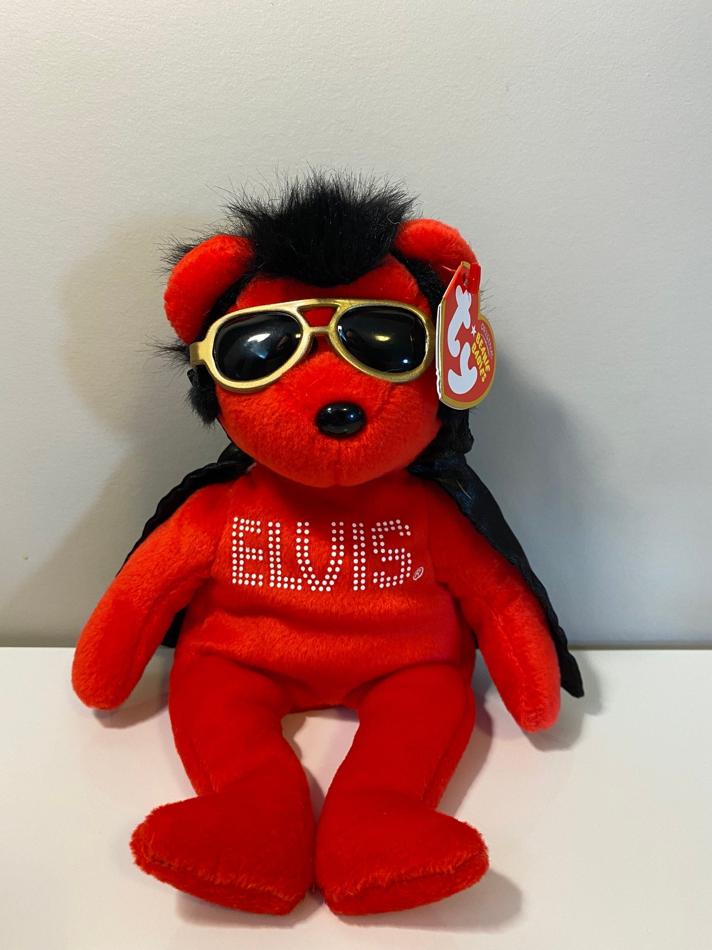 Ty Beanie Baby “Shake, Rattle, & Beanie the Elvis Presley Bear - Walgreen’s Exclusive (9 inch)