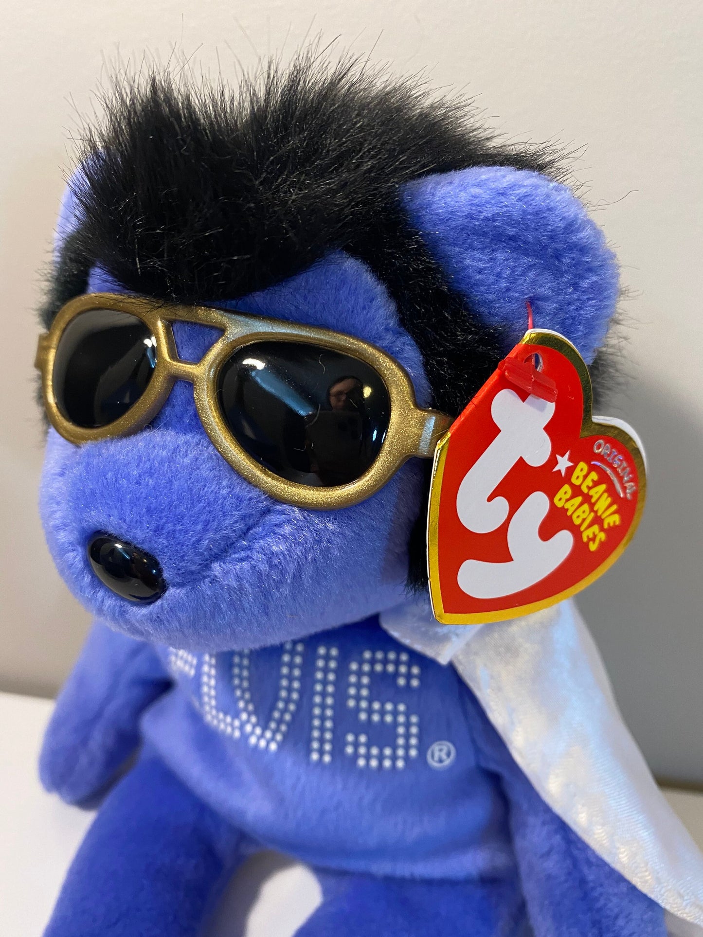 Ty Beanie Baby “Beanies! Beanies! Beanies!” The Elvis Presley Bear (9 inch)