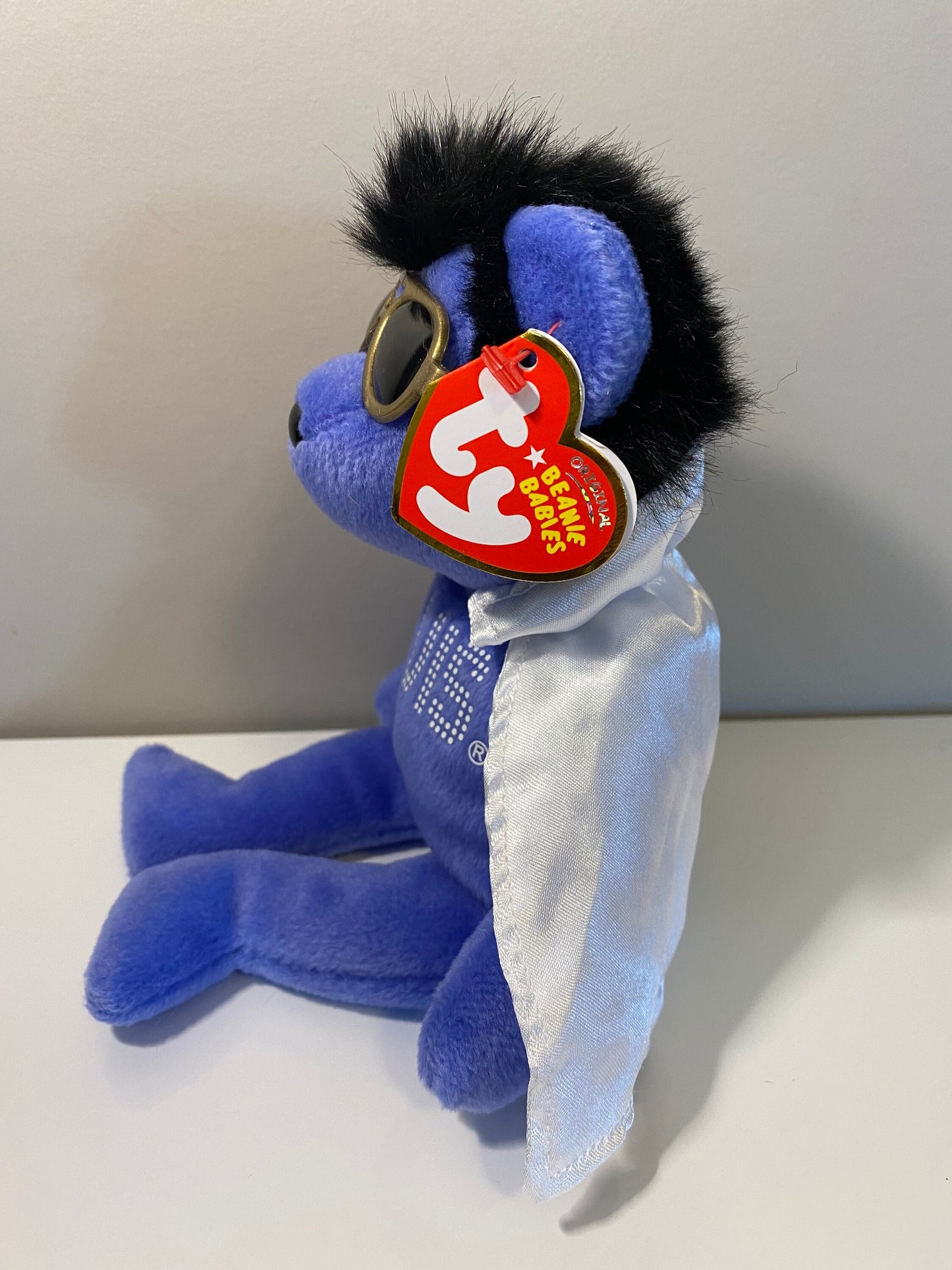 Ty Beanie Baby “Beanies! Beanies! Beanies!” The Elvis Presley Bear (9 inch)