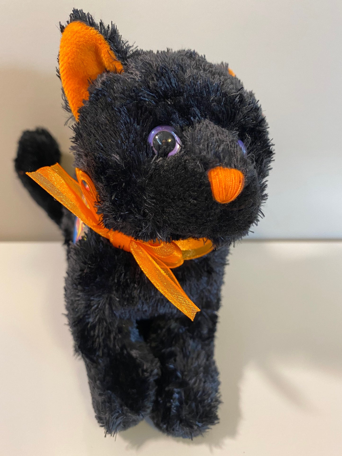 Ty Beanie Baby “Scaredy” the Black and Orange Cat (5.5 inch)