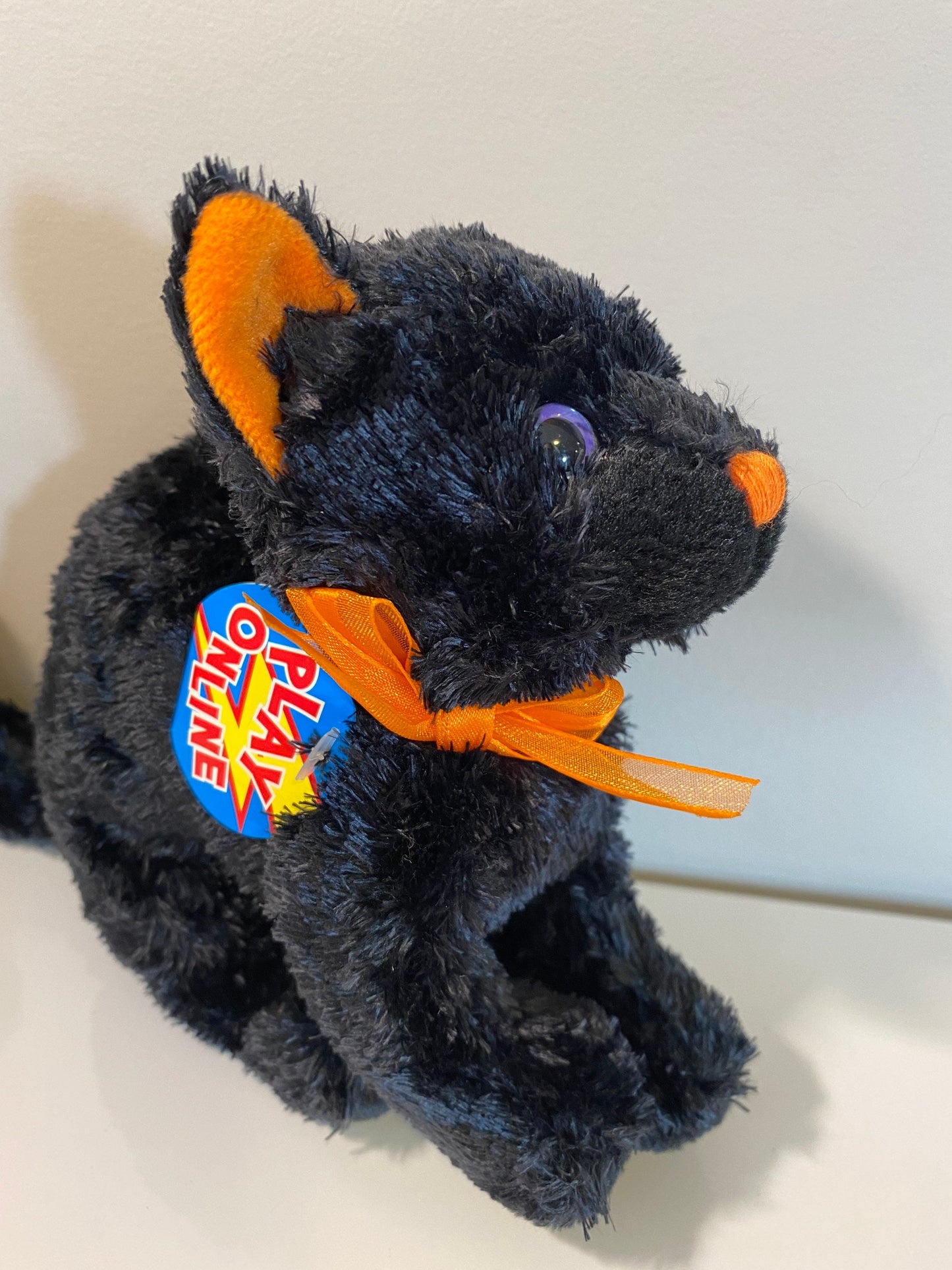 Ty Beanie Baby “Scaredy” the Black and Orange Cat (5.5 inch)