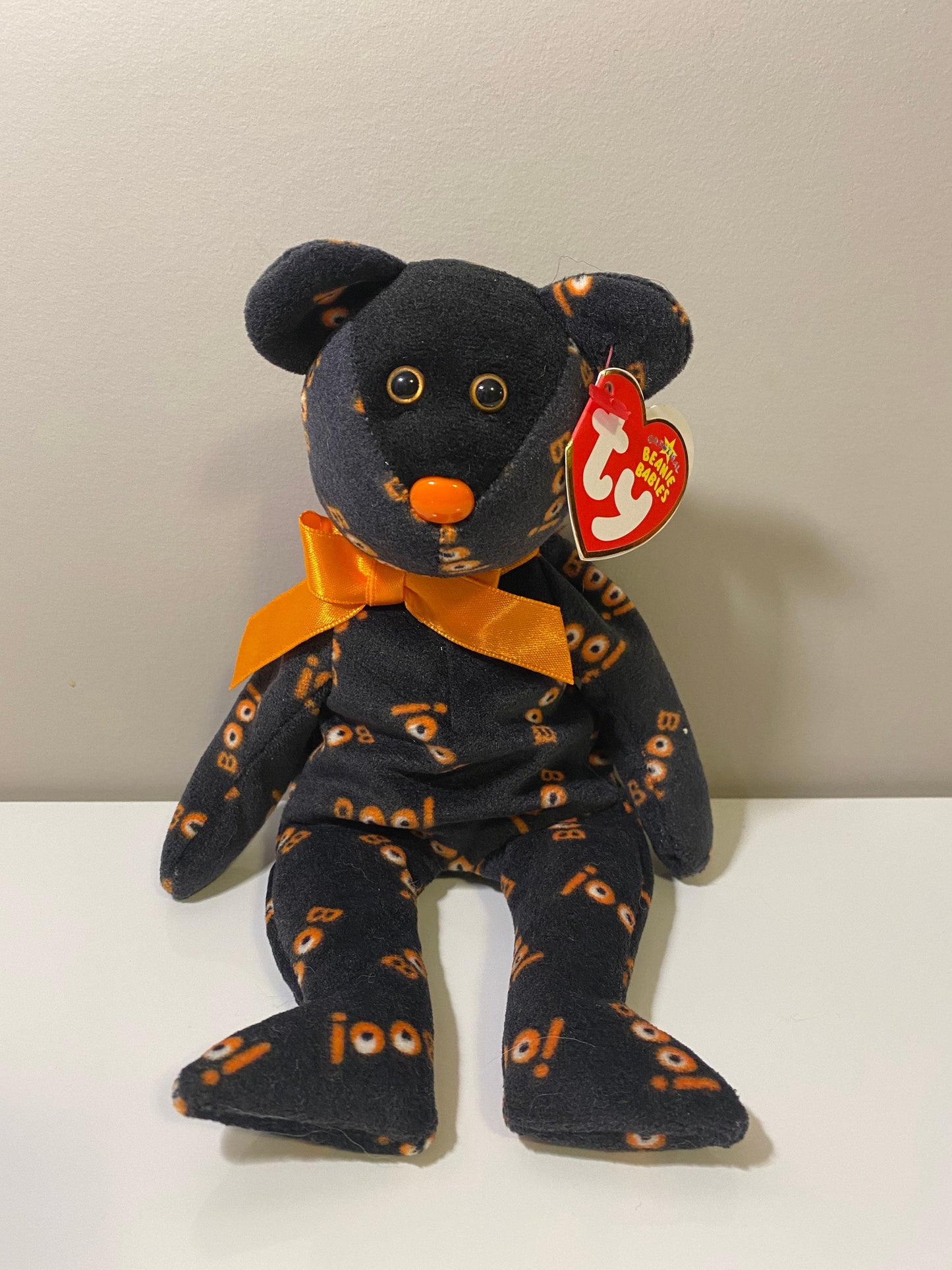 Ty Beanie Baby “Yikes” the Halloween Bear - Hallmark Gold Crown Exclusive (8.5 inch)